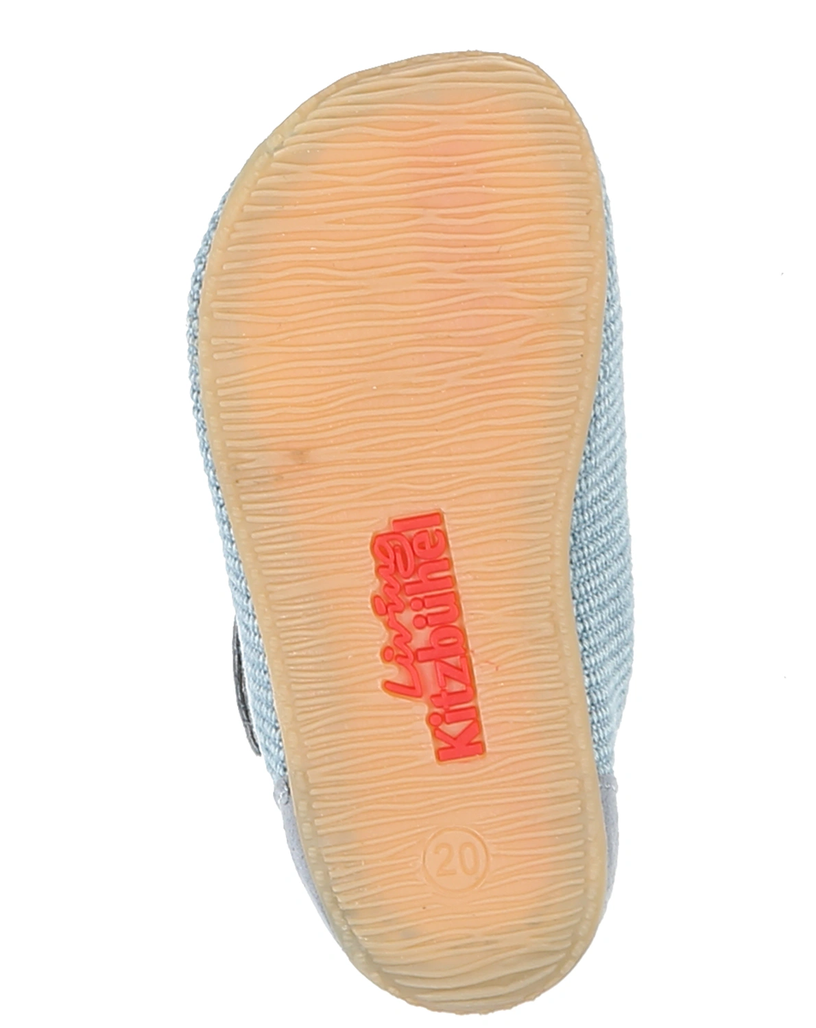 Ballerina-Hausschuhe SCHMETTERLING in sky blue