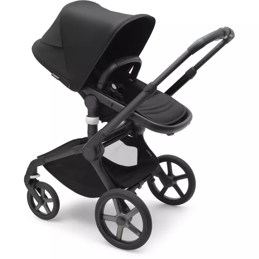 bugaboo Kinderwagen Fox 5 mit Liegewanne und Sitz BlackMidnight Black