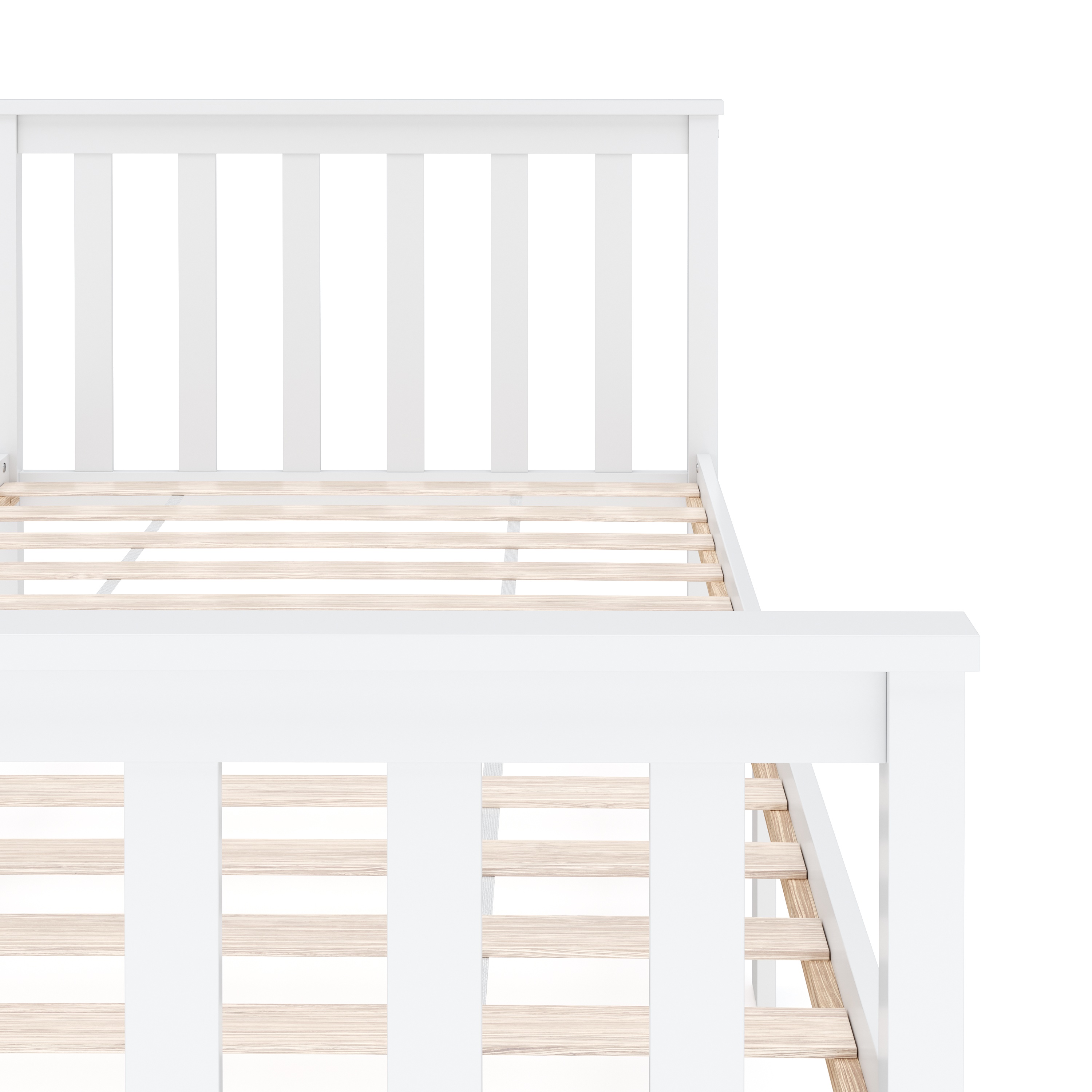 Bett Holz EMILY 90 x 200 cm weiss