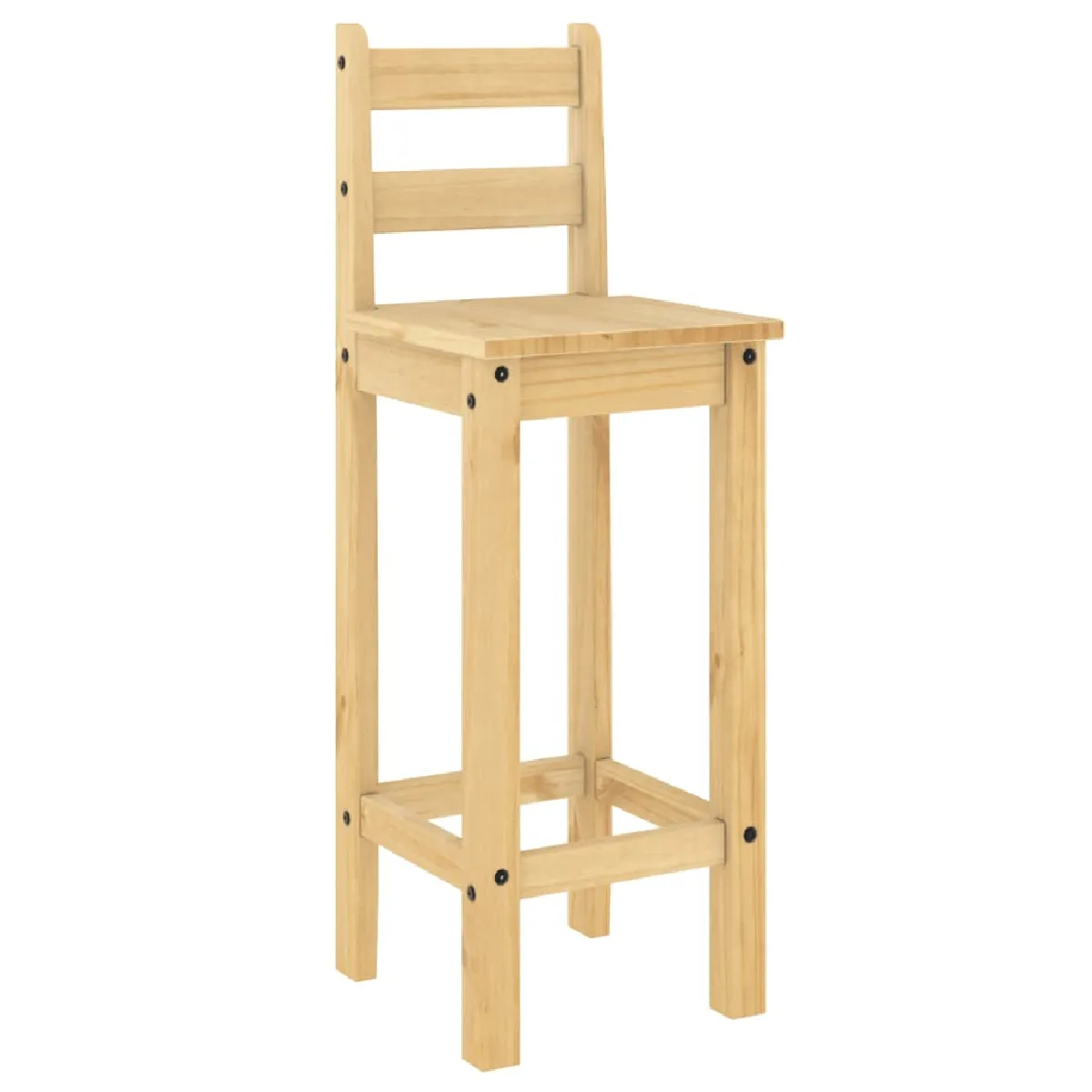 vidaXL Ensemble de bar 3 pcs - Bois de pin massif