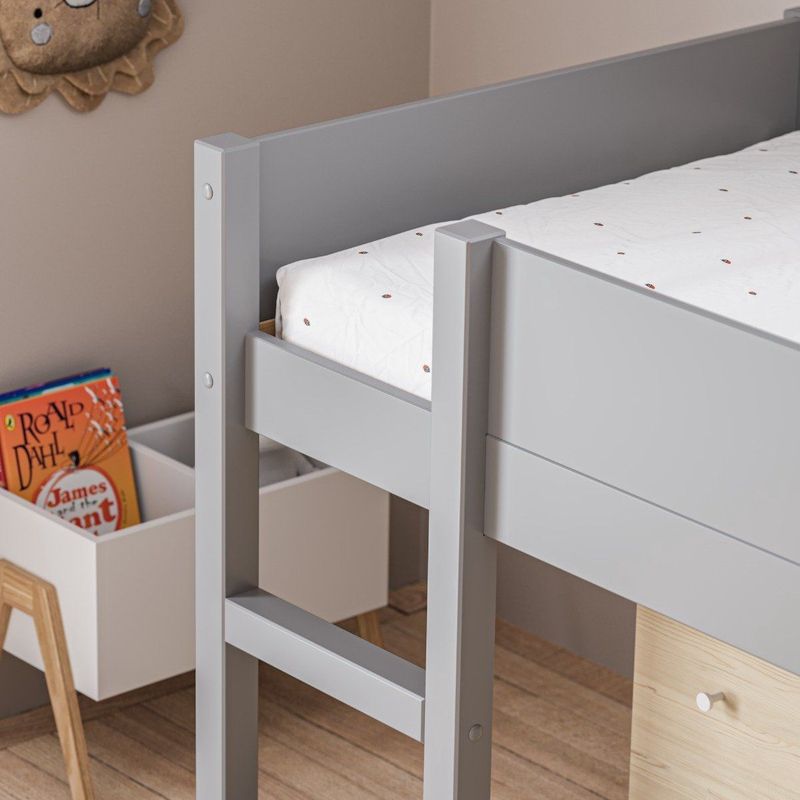 Petite Amélie - Arbre - Kinderbed - Halfhoogslaper - Grijs - 200x90 cm