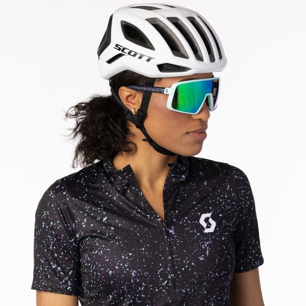 Maillot vélo SCOTT JERSEY W'S GRAVEL CONTESSA SIGN. SS BLACK/WHITE
