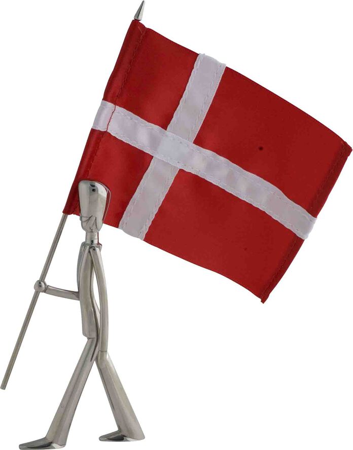 Kay Bojesen Kongelig Garder med dannebrogsfane Stål
