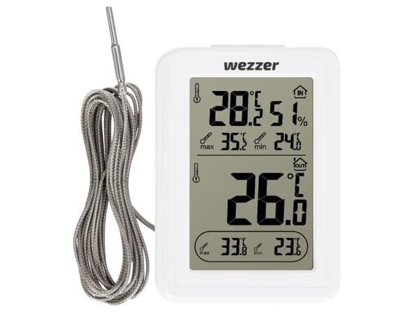Levenhuk Weezer SN10, Elektronisk miljøtermometer, Innendørs, F, °C, -40 - 70 °C, Digitalt, -40 - 158 °F