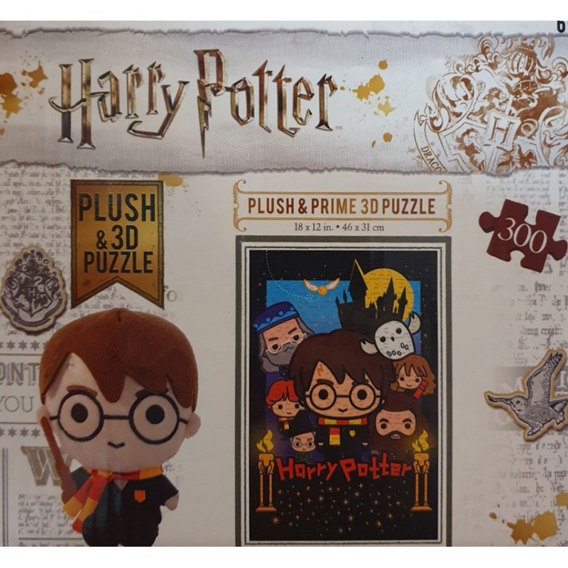 Puzzle 300 pièces - Harry Potter et Peluche