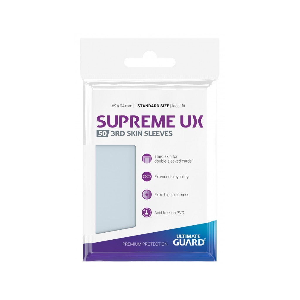 50 Sleeves Standard Transparent : Supreme UX 3rd Skin