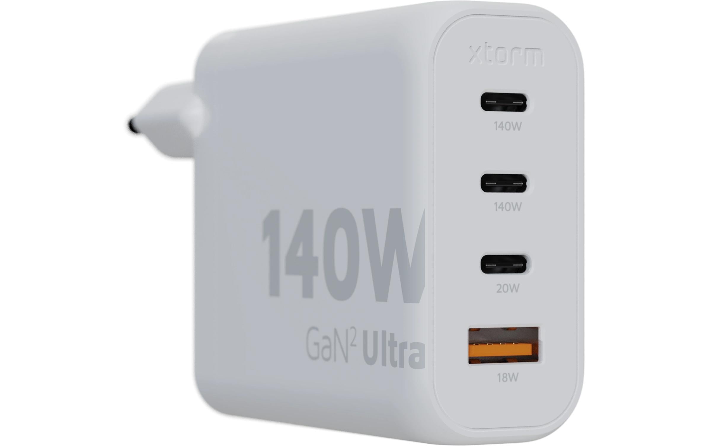 USB-Wandladegerät XEC140Schnellladefähiges Ladegerät mit USB-C & USB-A