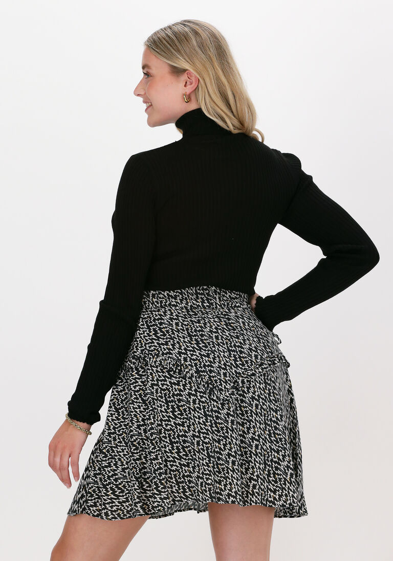 SELECTED FEMME zwarte selected femme trui slfcostina ls knit rib rollnec