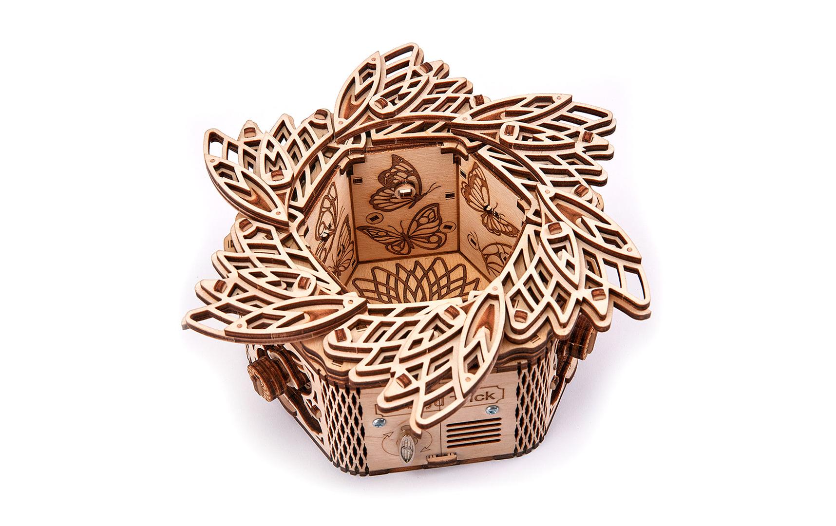 Bausatz SchmuckkästchenSchatulle 3D Bausatz aus Holz