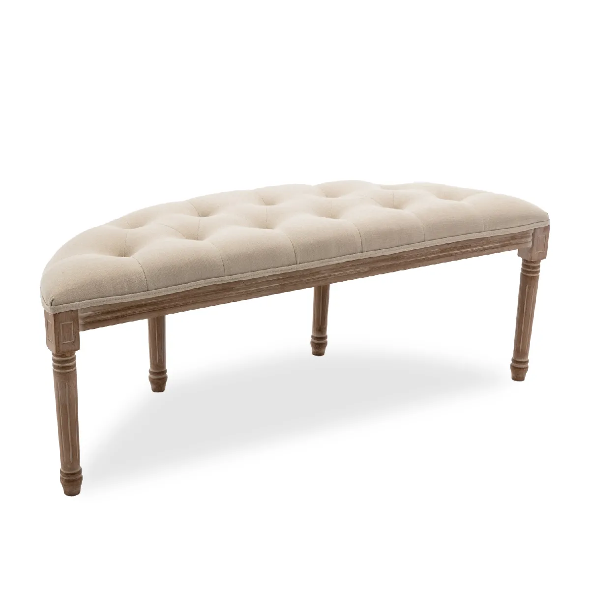 Banquette Sixtine Style Louis XVI - Beige