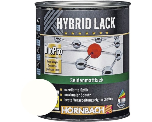 HORNBACH Gekleurde Lak Hybride Lak Meubellak Satijn Gletsjerwit 750 ml