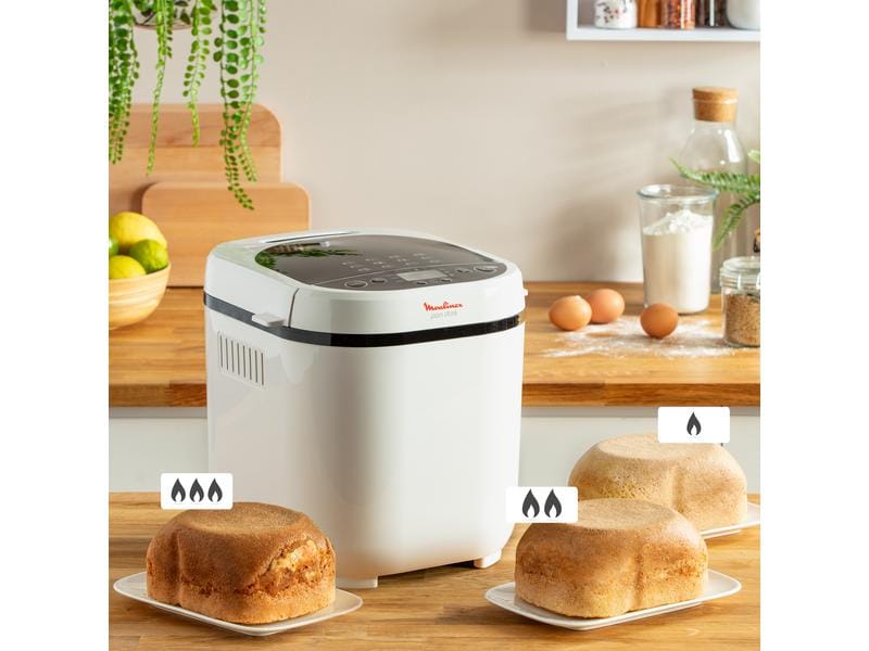 Moulinex Brotbackmaschine Pain Doré 1000 g Brotbackautomat für Brote mit bis zu 1000 g Gewicht