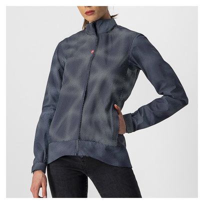 Veste Femme Castelli Commuter Reflex Bleu Foncé