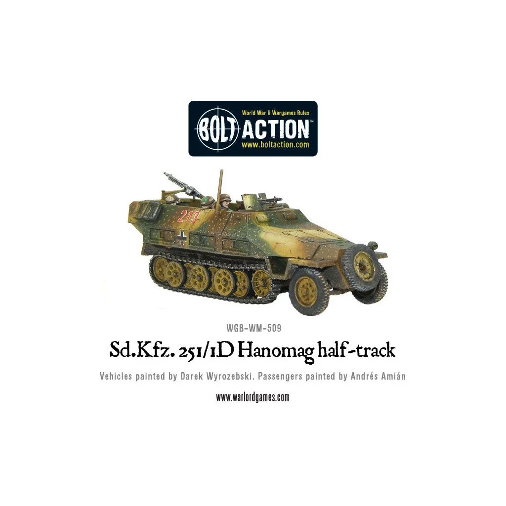 Bolt Action - German Sd.Kfz 251/1 ausf D Halftrack (Plastic Box)