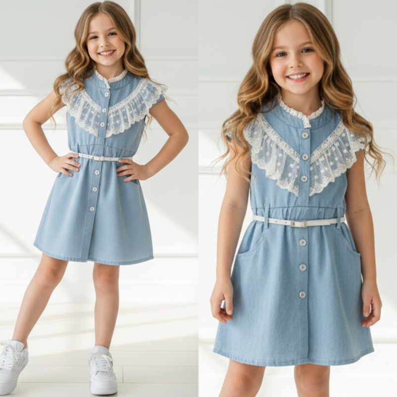 Vintage blue dress