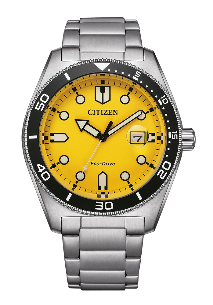 Citizen Eco-Drive Sports Herrenuhr Gelb AW1760-81Z