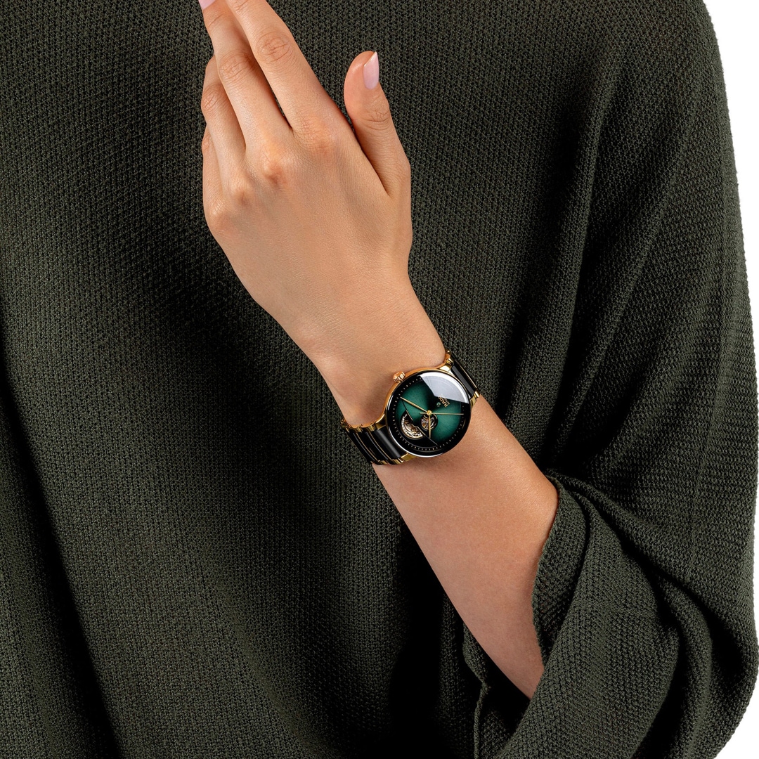 Rado Centrix L Automatik Open Heart Grün