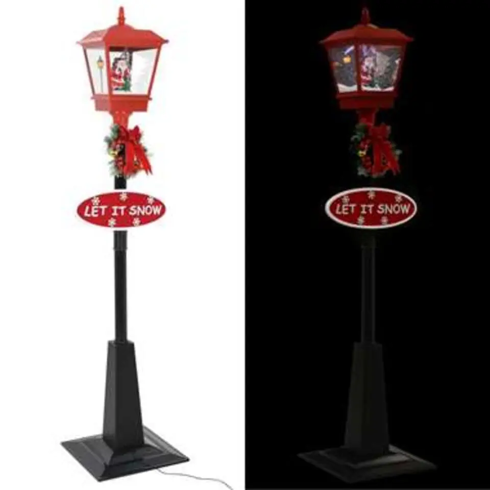 vidaXL - Kerstdecoratie - Red - 180 cm