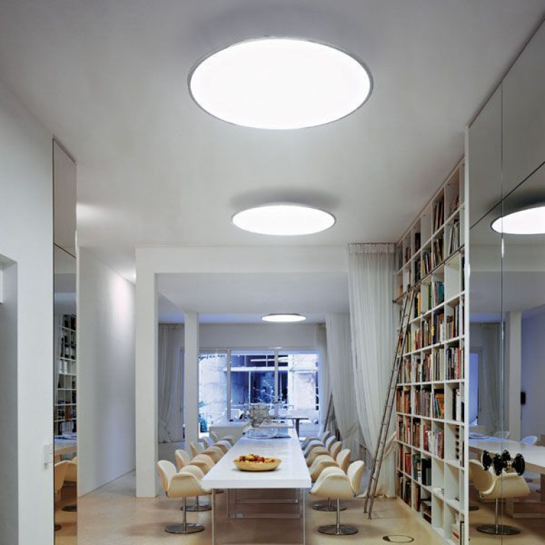 Vibia Big 0530 plafondlamp LED Ø120 wit