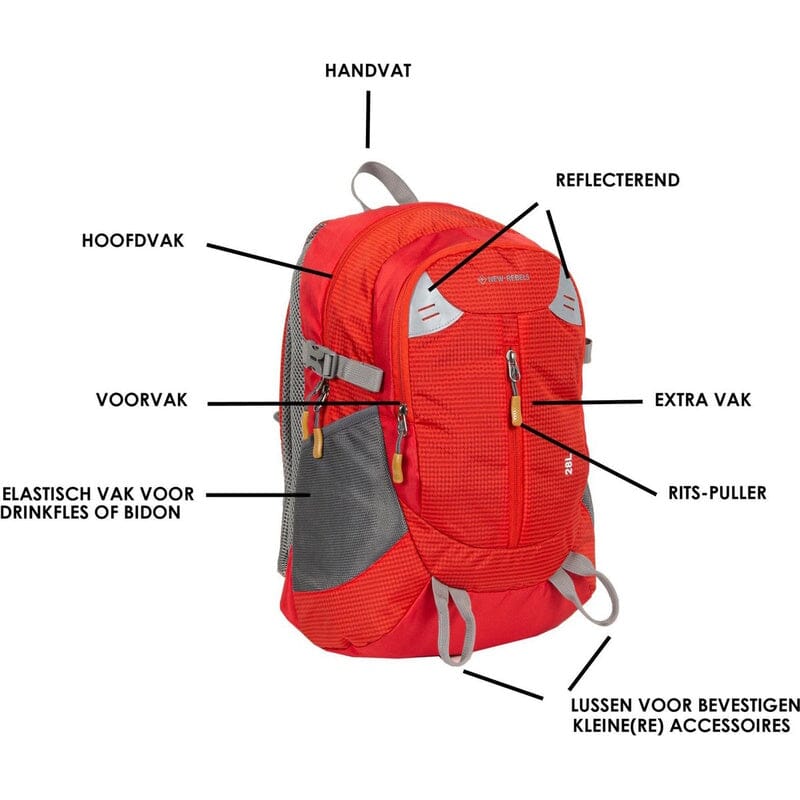 New Rebels Kinley Omaha 28L Backpack Navy