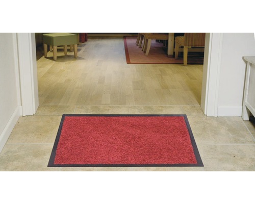 Deurmat Vuilvangmat Clean Twist rood 40x60 cm
