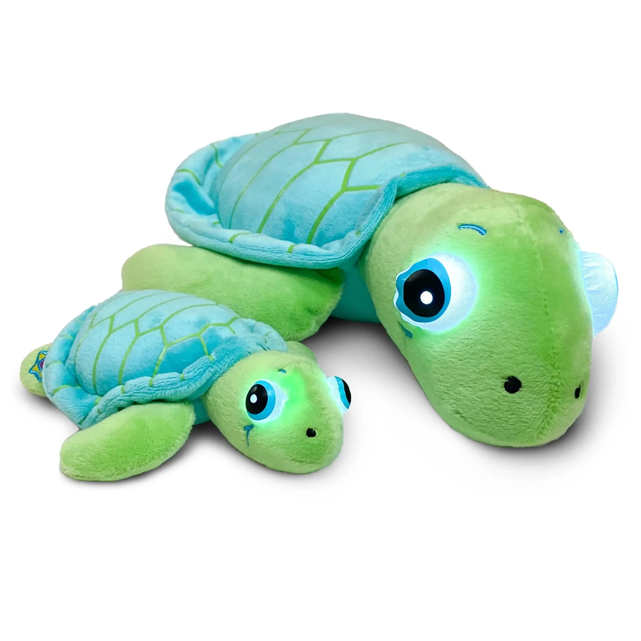 Cloud B Ensemble de 2 Tortues en Peluche Lumineuses 15-5