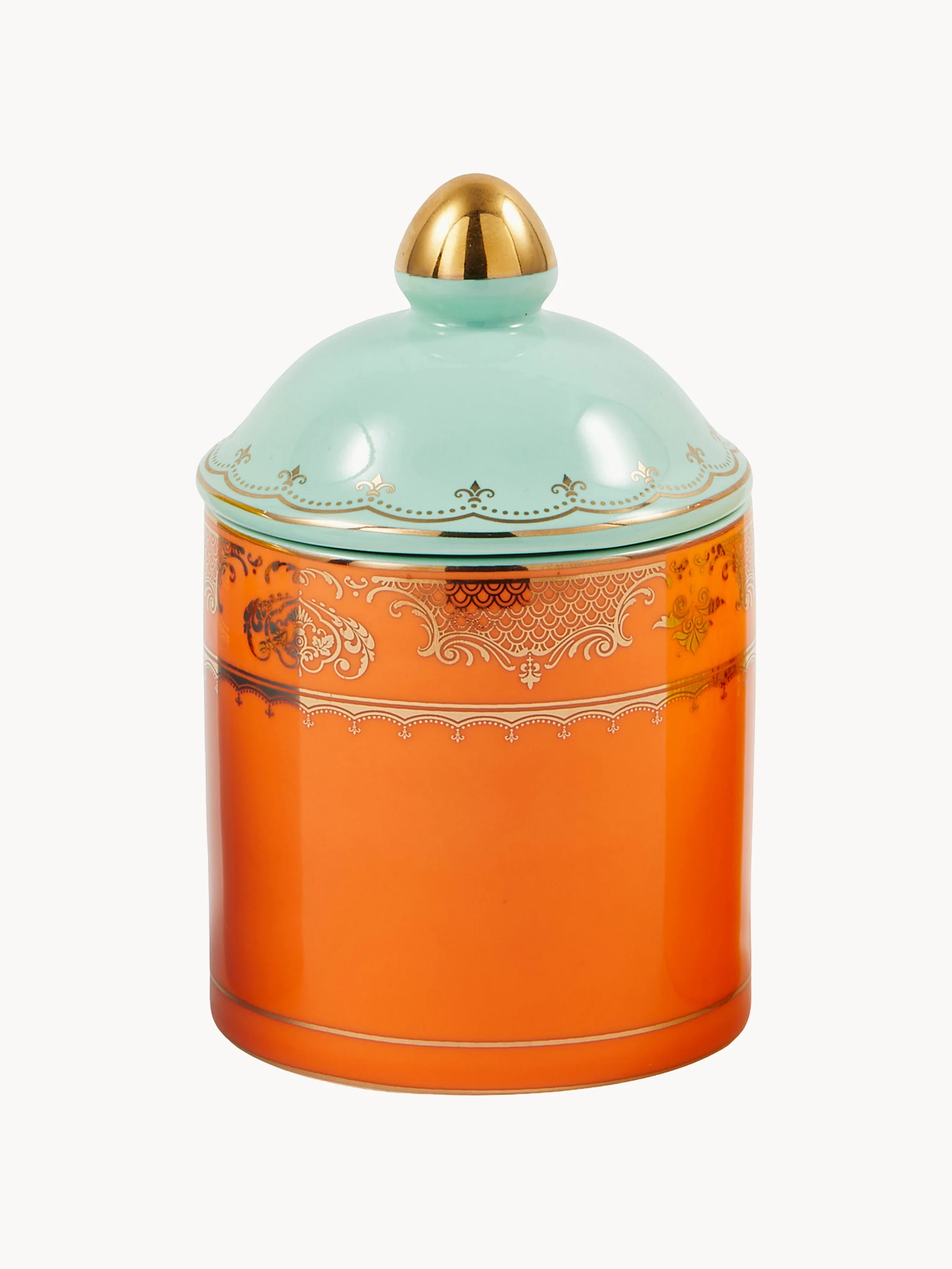 Porseleinen opbergpot Grandpa