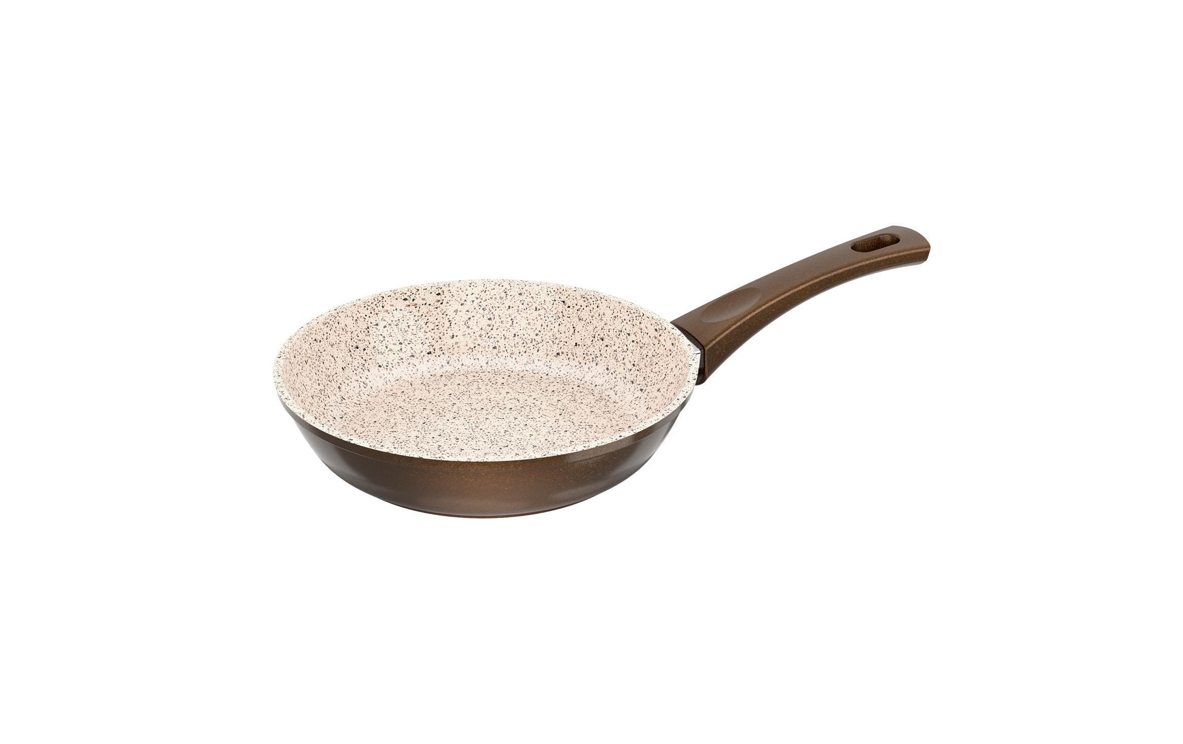 Bratpfanne Cerafit Granit 7-teilig<br>3 Granitpfannen mit 2 Glas-Deckel sowie Pfannenschutz