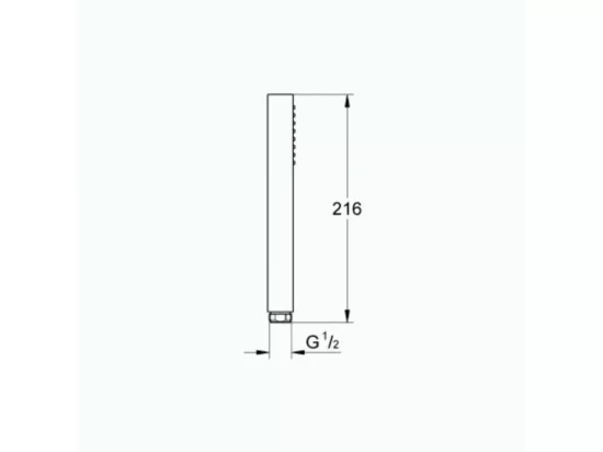 Pommeau de douche GROHE Quickfix Vitalio Joy Cube Stick + microfibre