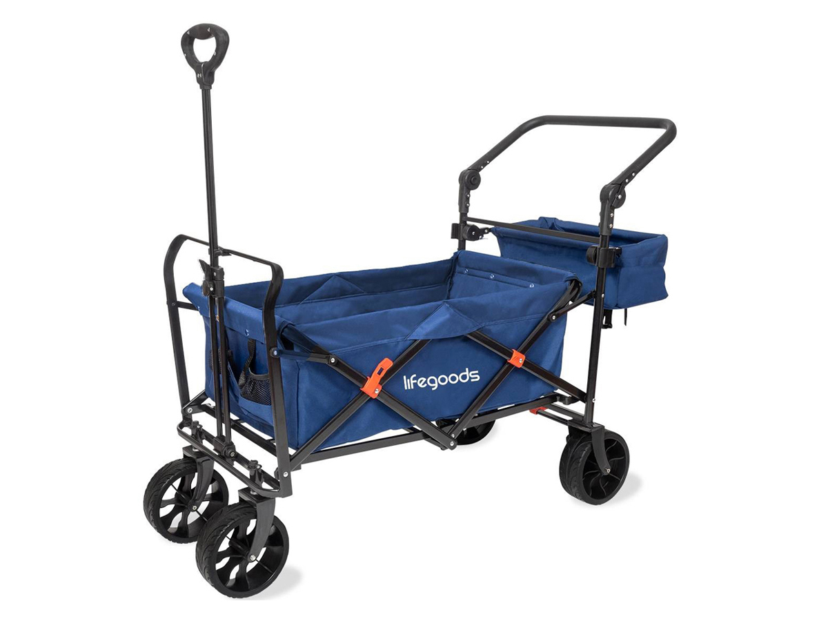 Lifegoods 90l bolderkar - blue