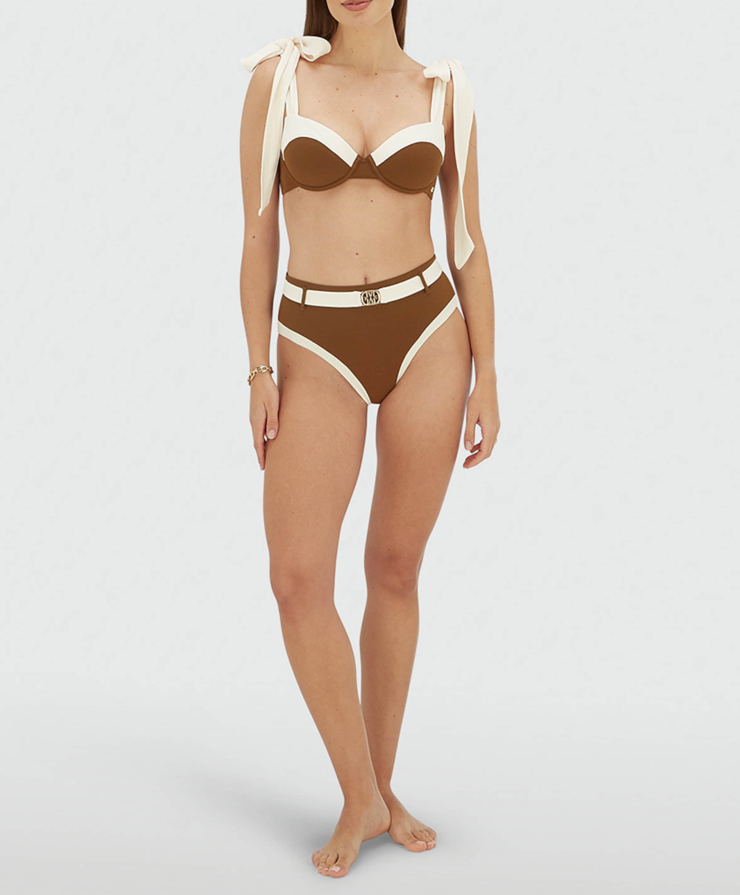 Josh V Dames bikinitop bruin