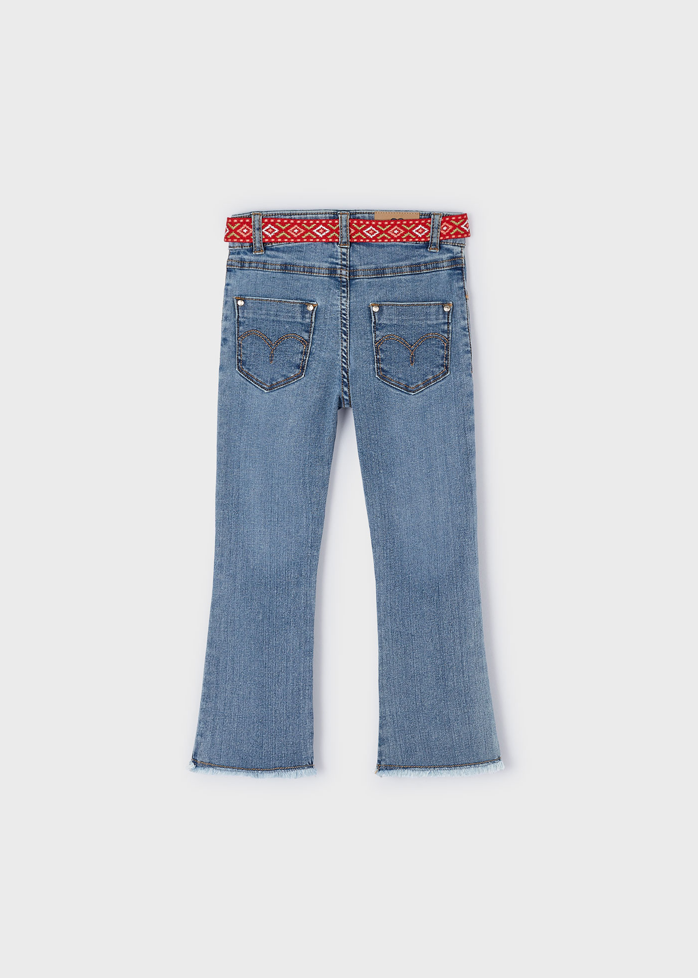 Calça jeans flare Better Cotton para meninas, jeans escuro