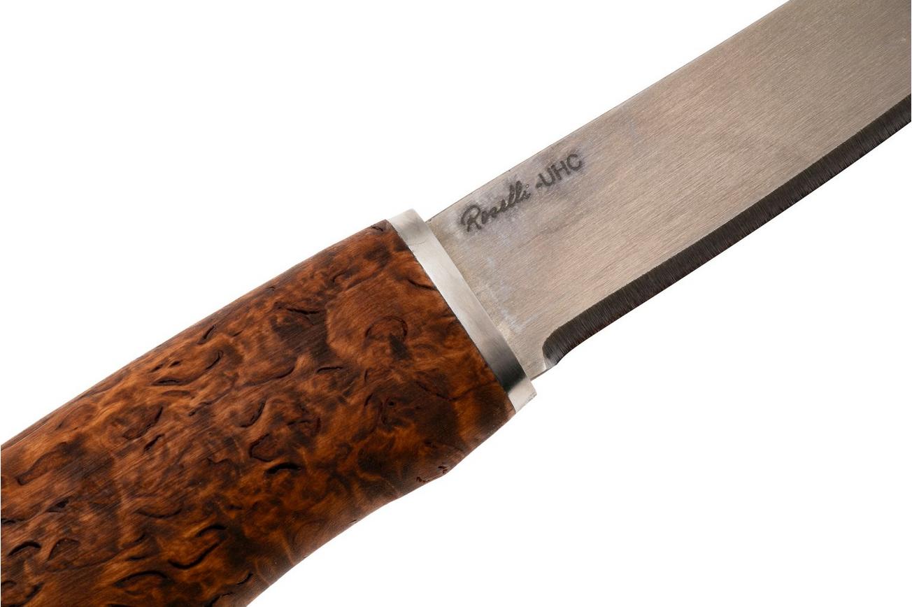Roselli Steak Knife Set RW791 UHC, Stained Curly Birch, 2-delige steakmessenset