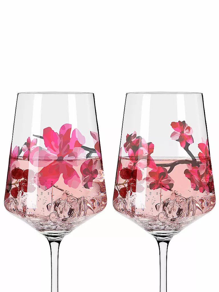 RITZENHOFF Aperitifglas 2er Set SOMMERSONETT SPRITZ #11 und #12 Ana Vasconcelos rosa