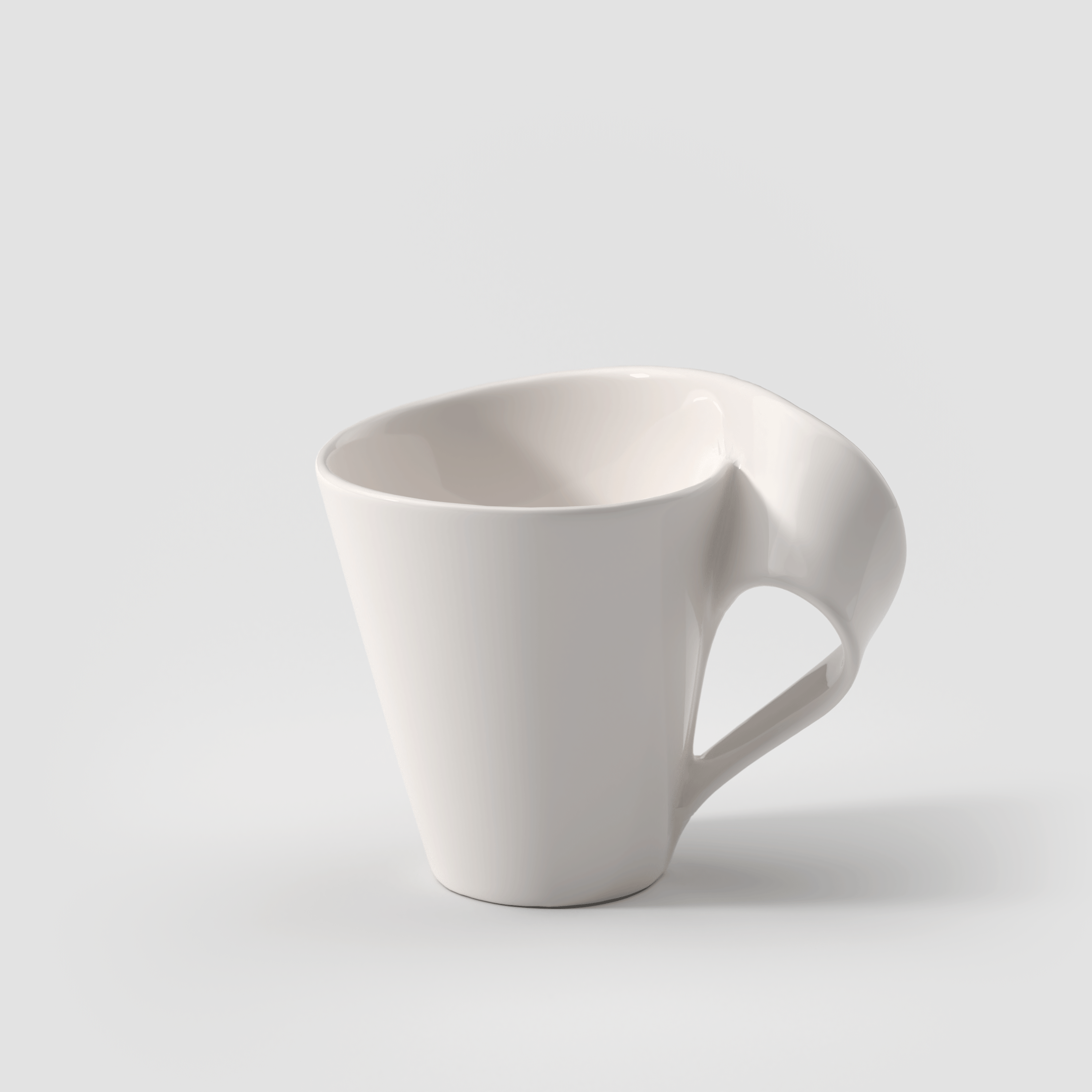 NewWave Mug White, 8.2 oz, Premium Porcelain