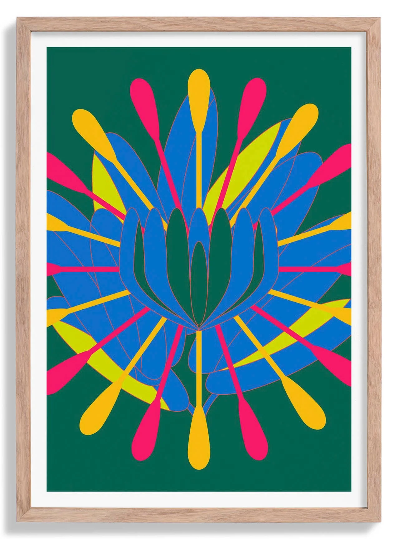 Botanisch Geometrisch Nr 5 von Cinthya Godoy