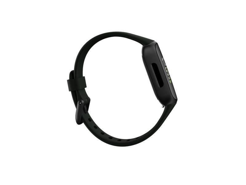 Fitbit Activity Tracker Inspire 3 Schwarz/Schwarz Fitness-Tracker mit einer Akkulaufzeit von bis zu 10 Tagen