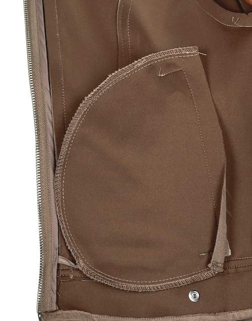 Vero Moda - VMJOSE MARI SHORT FAUX SUEDE JACKET BOOS - Marron