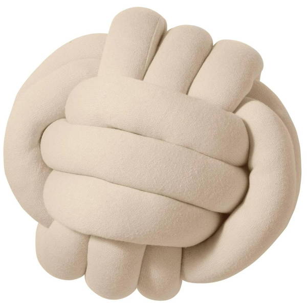 Nordic coast companyNordic coast company   Knotenkissen Strick beige