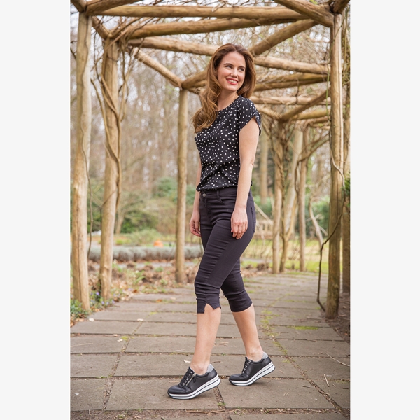 TwoDay dames capri zwart