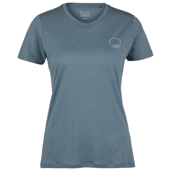 Stoic - Women's Merino155 LaholmSt. Print T-Shirt Sun - Haut en mérinos
