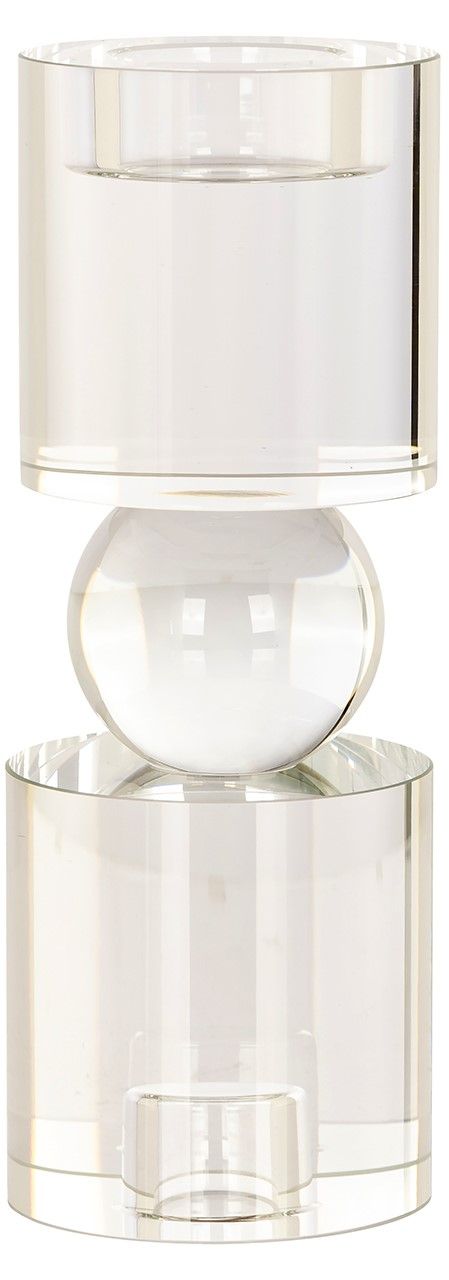 Kandelaar 212040 kristal Zahra ⌀8  x H21 cm