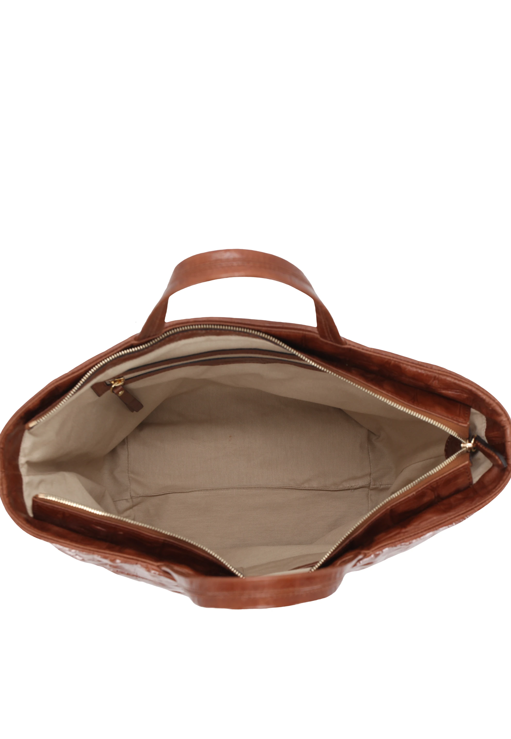 shopper ALBA Leather Maxi Cocco Standard