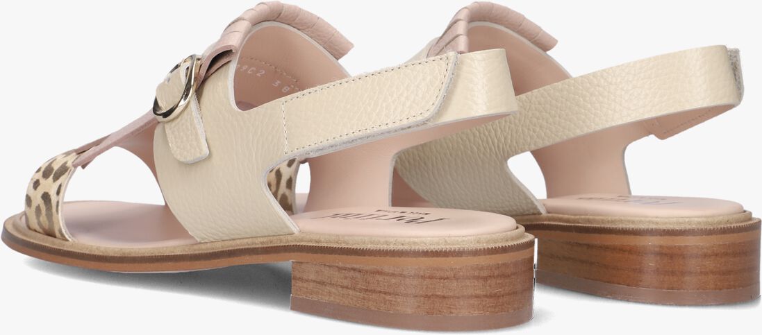 beige pertini platte sandalen 35154