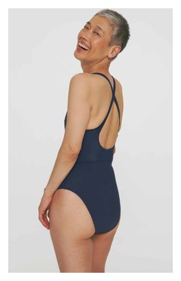 Maillot de bain 1P Menstruel - Flux moyen - Bleu Marine
