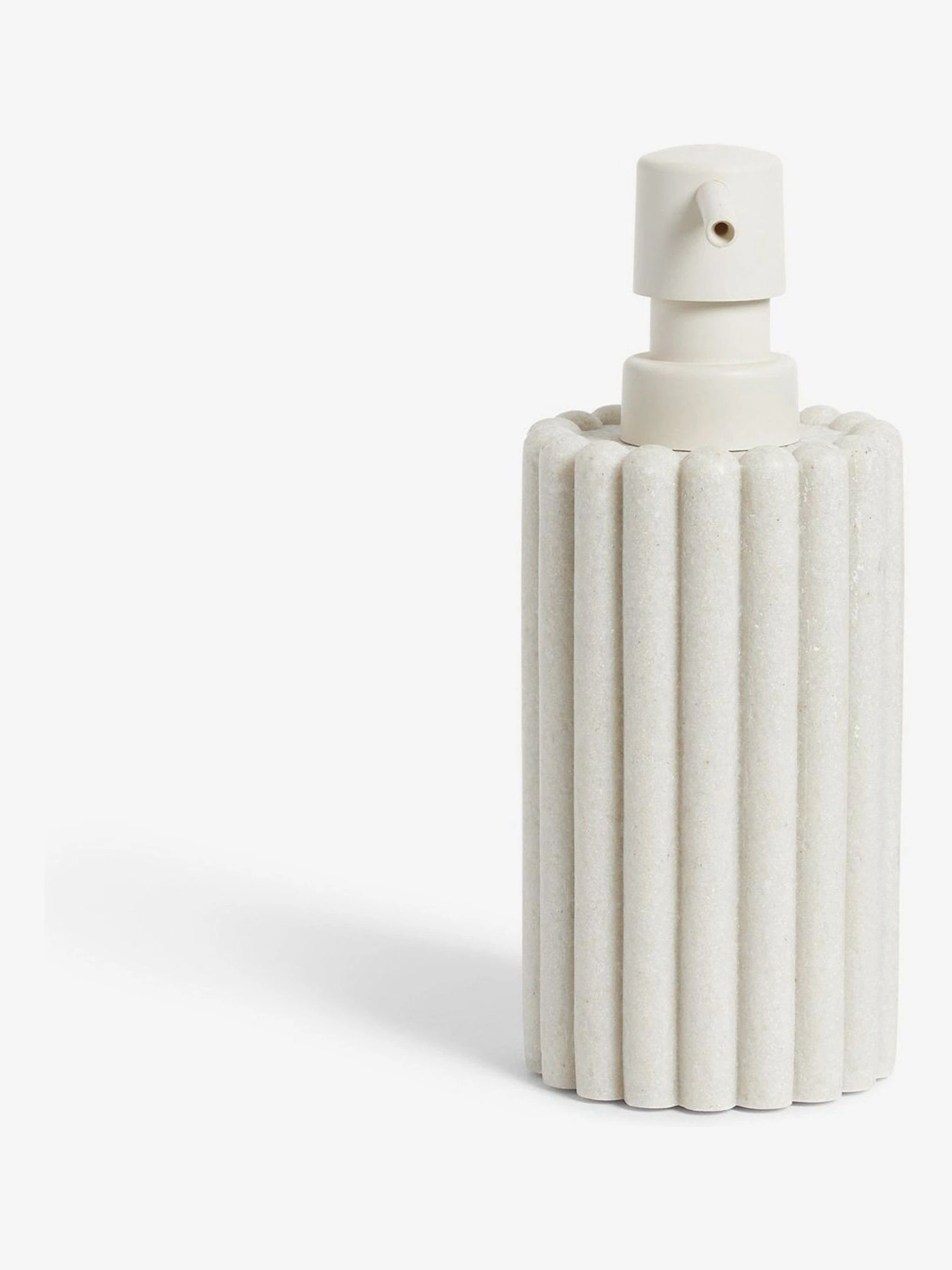 Geribbelde zeepdispenser