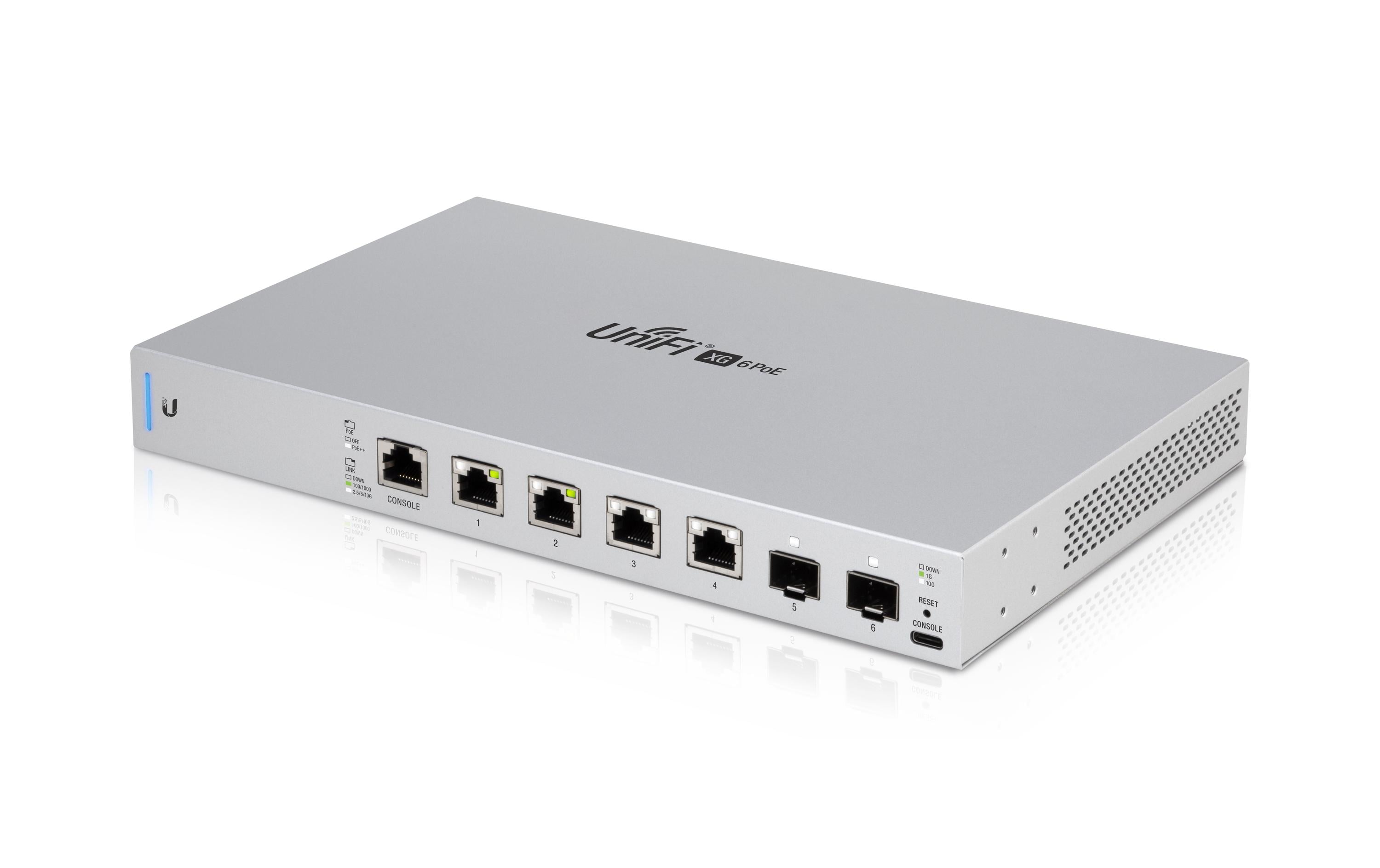 PoE Switch UniFi US-XG-6POE 6 Port<br>Cloud-Managed