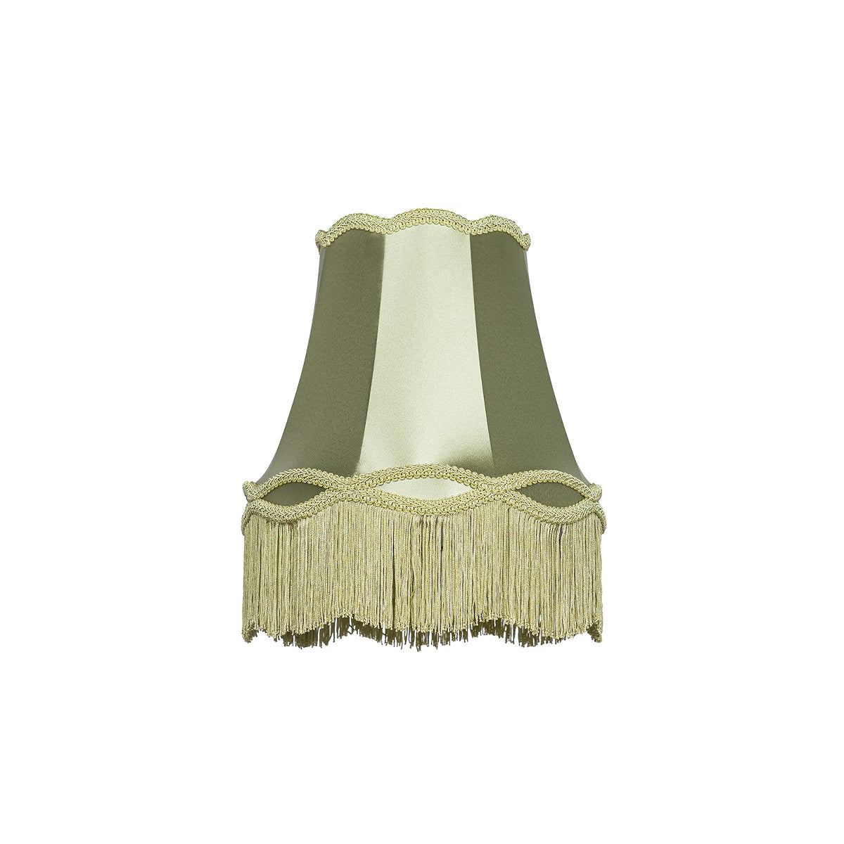 Groene stoffen lampenkap 30 cm - Oma