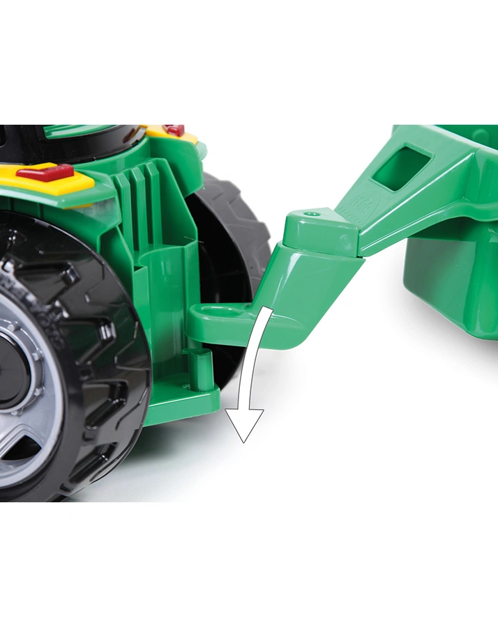 Traktor STARKE RIESEN mit Schaufel und Anhänger