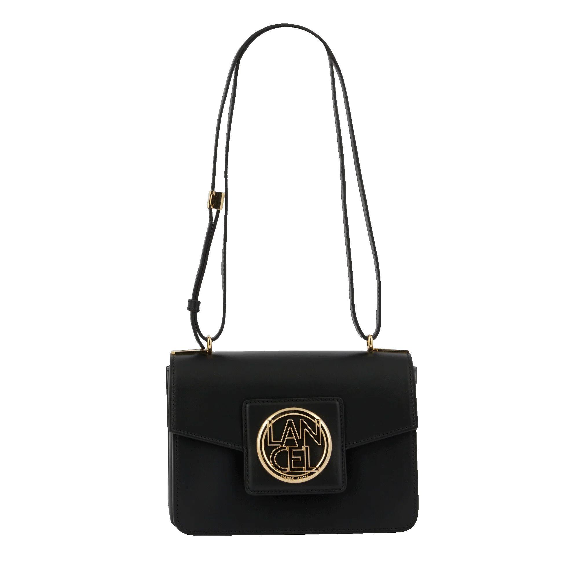 Sac rabat Roxane de Lancel-Noir/Doré
